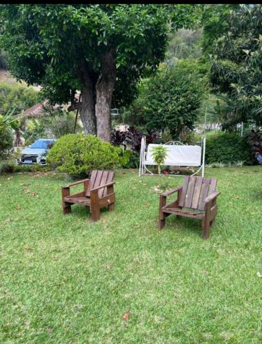 Zahrada ubytování Villa Aconchego Corrêas Itaipava