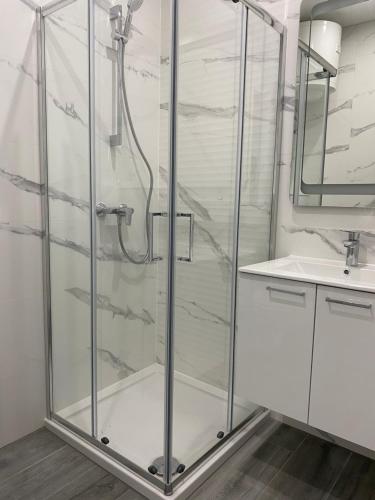 Ένα μπάνιο στο Apartmani Jukanovic