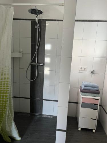 Koupelna v ubytování Ferienwohnung Rheinfelden-Herten