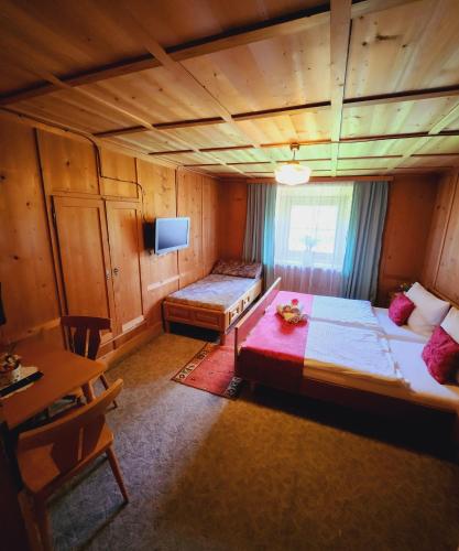 Postel nebo postele na pokoji v ubytování Ferienhaus Wechner