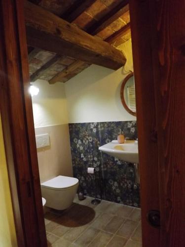 Koupelna v ubytování Piccolo Gesto d'Affetto