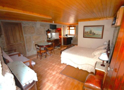 Postel nebo postele na pokoji v ubytování Quinta da Veiga e Malhadoira