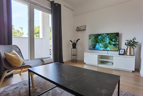 Et tv og/eller underholdning på Apartment Fila