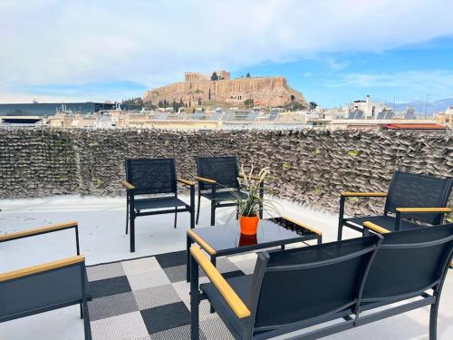 Minimal luxury 5BDR apt w/terrace AcropolisView