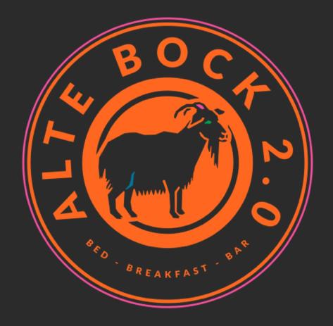 ein Logo für einen boca raton break mindest bar in der Unterkunft Alte Bock 2.0 in Grächen