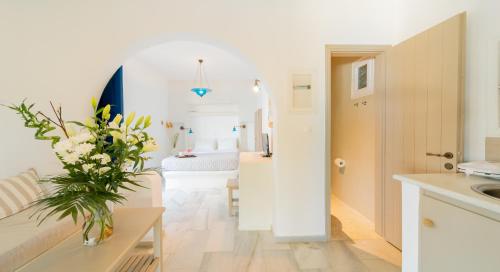 Kuchyň nebo kuchyňský kout v ubytování Antonina Hotel