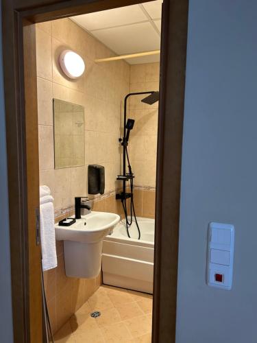 Ένα μπάνιο στο Studio Deluxe Mian