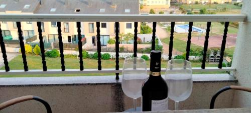 Balkón nebo terasa v ubytování Apartamento Atico Altar