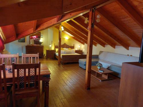 Postel nebo postele na pokoji v ubytování Nostos Apartments