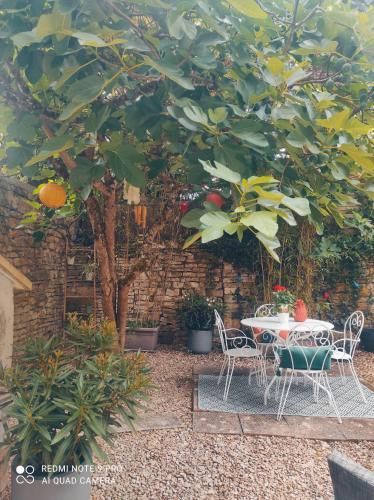 Jardín al aire libre en Le gîte "La belle époque" classé 3 Etoiles