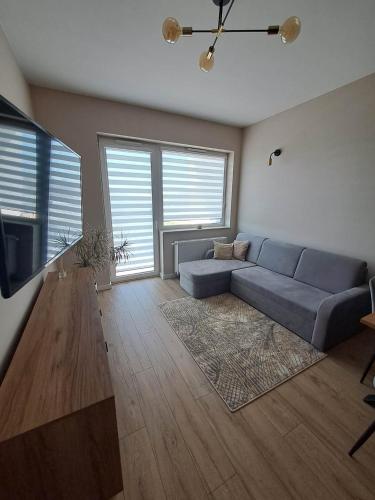 Χώρος καθιστικού στο Apartament Długa Uniejów