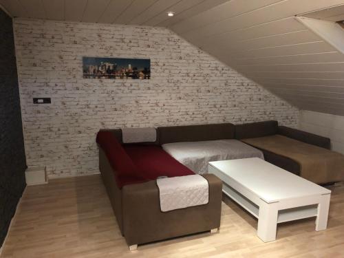 Χώρος καθιστικού στο Ferienwohnung in Weilburg