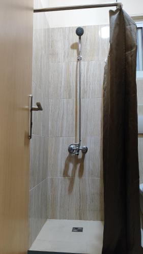 eine Duschkabine mit WC im Bad in der Unterkunft George apartments in Bethlehem