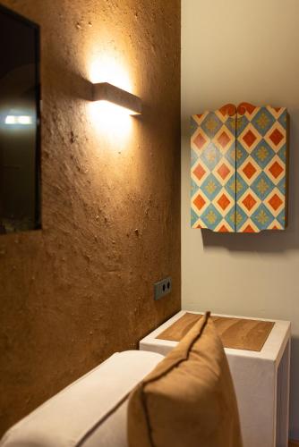 Ένα ή περισσότερα κρεβάτια σε δωμάτιο στο Romantik Hotel Post
