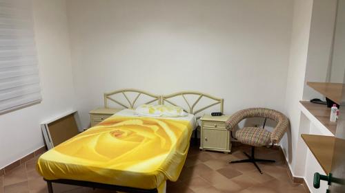 Ein Bett oder Betten in einem Zimmer der Unterkunft Villa Claudia Relais