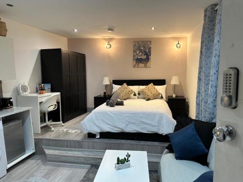 Ένα ή περισσότερα κρεβάτια σε δωμάτιο στο Guest&Rest 1