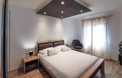 Llit o llits en una habitació de Awesome Apartment In Svetvincenat With Wifi