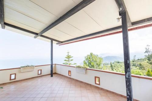 a view from the balcony of a house at Dimora Calliope in Naso