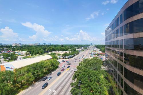 a view of a city street with a building at The Westshore Grand, A Tribute Portfolio Hotel, Tampa in Tampa