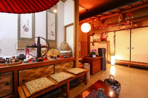 Un lugar para sentarse en Oshironoyado Hanaguruma