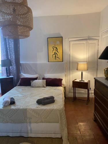 Posteľ alebo postele v izbe v ubytovaní La petite maison de manou