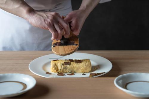 Φαγητό σε αυτό το ryokan ή κάπου εκεί κοντά