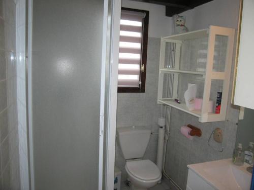 ein kleines Bad mit WC und Waschbecken in der Unterkunft Villa Saint-Cyprien, 2 pièces, 6 personnes - FR-1-106-88 in Saint-Cyprien