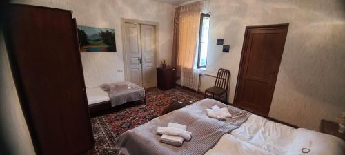 Postel nebo postele na pokoji v ubytování Inside