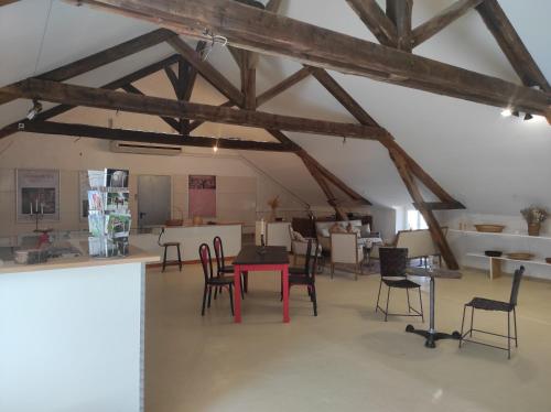 Posezení v ubytování Le Moulin Neuf