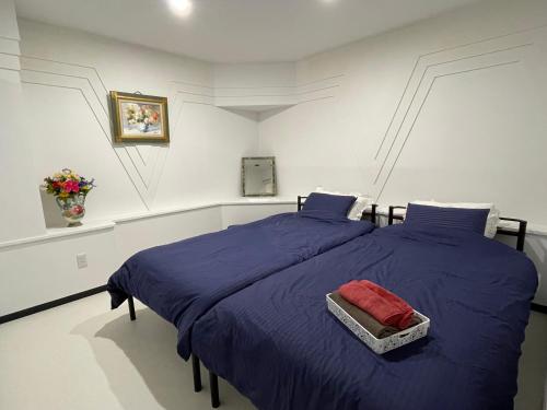 Katil atau katil-katil dalam bilik di Zenibako House 1f