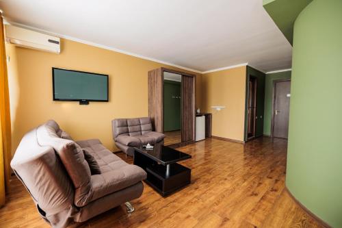 Posezení v ubytování Hotel Tbilisi Central by Mgzavrebi