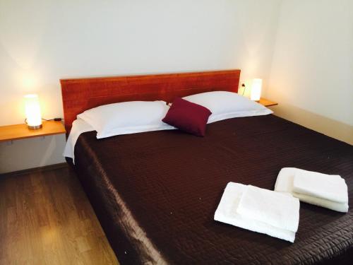 Posteľ alebo postele v izbe v ubytovaní Holiday Home Oliveta