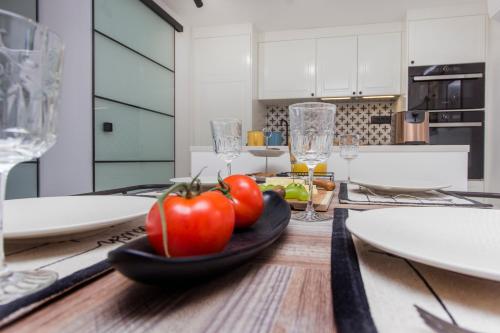Dapur atau dapur kecil di Villa Vala