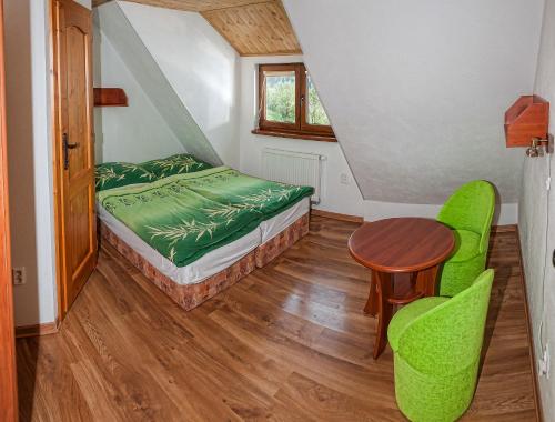Postel nebo postele na pokoji v ubytování Dom na okraji obce - Privát Šiškovci