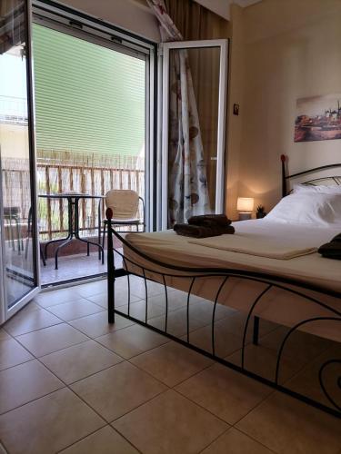 Postel nebo postele na pokoji v ubytování D apartment