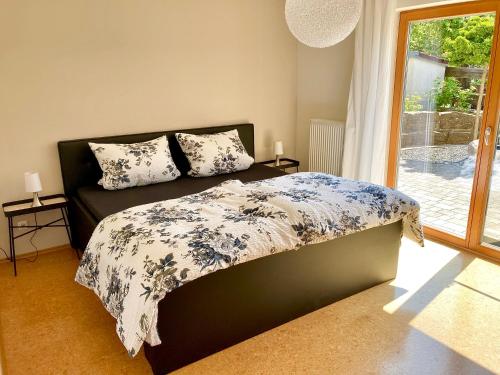 Postel nebo postele na pokoji v ubytování Ferienwohnung Gerne-Da