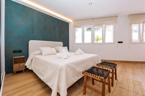 Postel nebo postele na pokoji v ubytování Luxury Suite Flat