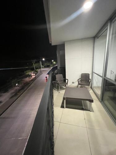 Balkón nebo terasa v ubytování Lujoso apartamento centro isleta