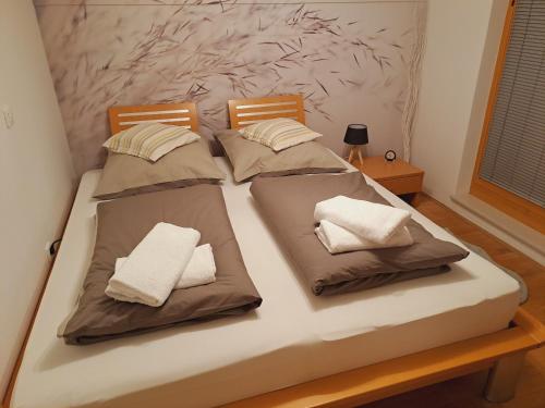 Postel nebo postele na pokoji v ubytování Apartment Alpina