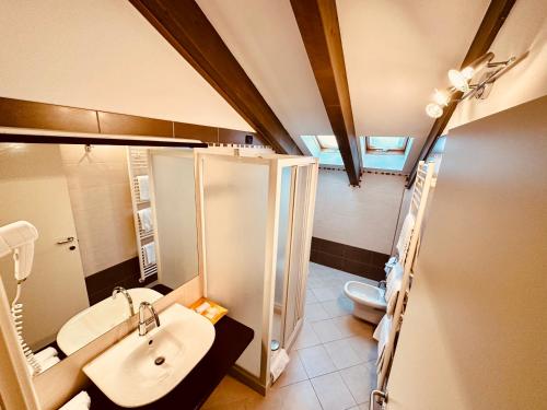 Koupelna v ubytování Hotel Malpensa INN Aereoporto