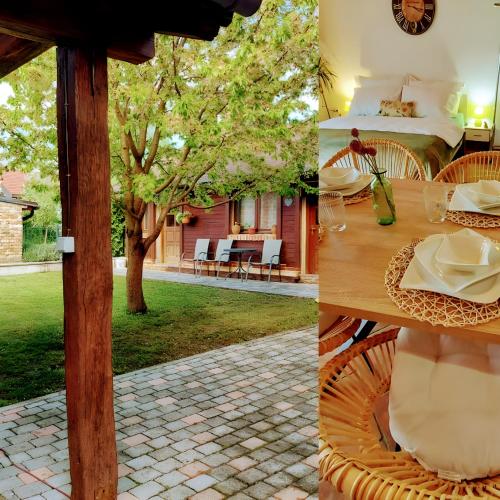 Taman di luar Studio apartman Buteo