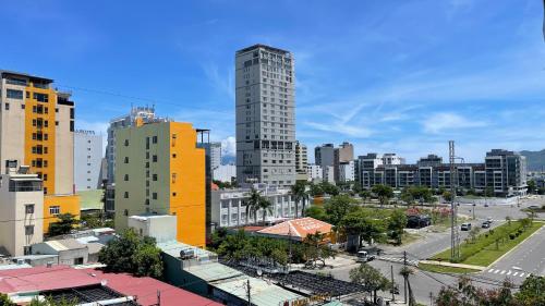 a view of a city with tall buildings at KIM HOUSE in Danang