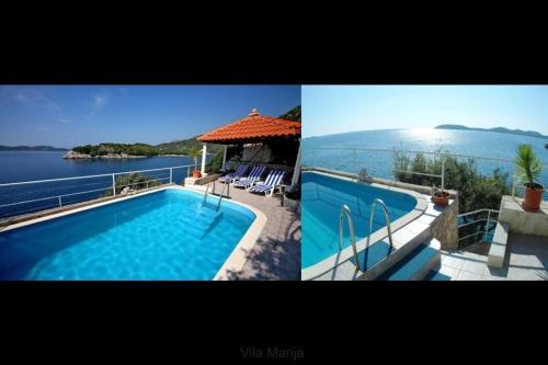 Unique Dalmatian Seafront Villa - Set in a 300 m2 Mediterranean garden with private beach, large pool and terrace.