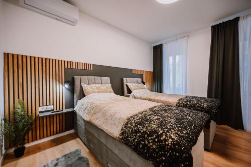 En eller flere senge i et værelse på Old Square