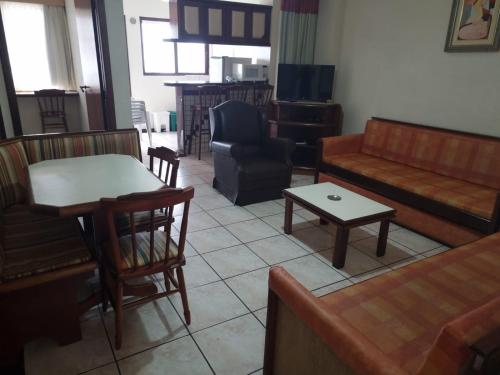 Ruang duduk di Hotel Residencial Itapema