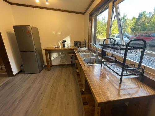 Una cocina o zona de cocina en Pucon Villarrica Aldea Molco