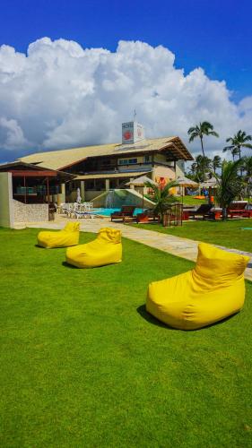 Jardín al aire libre en Sunset Beach Taíba Hotel