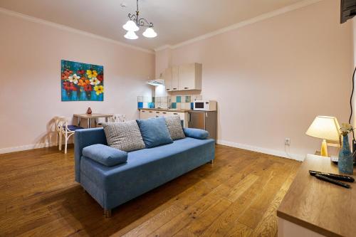 Η κουζίνα ή μικρή κουζίνα στο Stabu Sēta Apartments