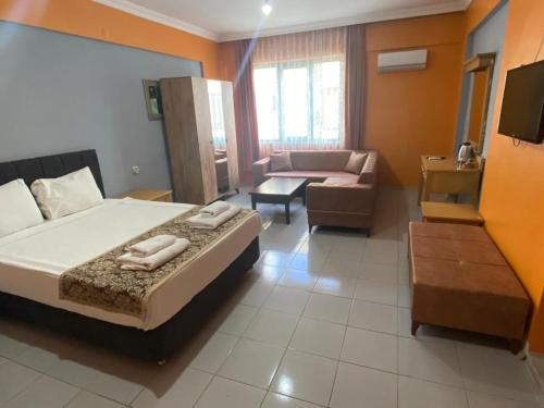 Katil atau katil-katil dalam bilik di City House Hotel