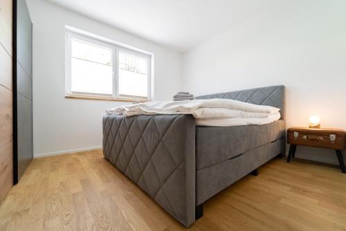Cama o camas de una habitación en Mit c